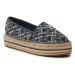 Tommy Hilfiger Espadrilky Th Monogram Denim Espadrille FW0FW06934 Tmavomodrá