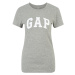 Gap Tall Tričko  sivá melírovaná / biela