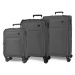 MOVOM Atlanta Grey, Sada luxusných textilných cestovných kufrov, 77cm/66cm/55cm, 5318423