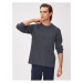 Koton Marked Sweater Crew Neck Slim Fit Long Sleeved
