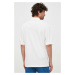 Bavlnené polo tričko United Colors of Benetton biela farba, jednofarebné