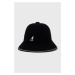 Vlnený klobúk Kangol K3181ST.BO013-BO013, čierna farba, vlnený