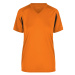 James & Nicholson Dámske športové tričko s krátkym rukávom JN316 - Oranžová / čierna