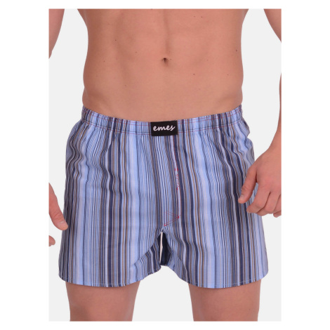 Emes blue men's striped shorts
