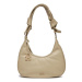 Tommy Hilfiger Kabelka Pushlock Leather Hobo AW0AW16073 Écru