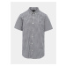 Bielo-modrá kockovaná slim fit košeľa Burton Menswear London Gingham