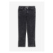 Strečové džínsy, rovné, Mid Waist, cropped