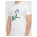 KARL LAGERFELD Neon Logo White tričko