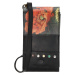 Micmacbags Masterpiece dámska kožená crossbody taška na mobil - čierna