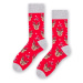 Socks 136-100 Red Red
