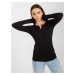 Black women's casual viscose blouse