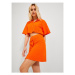 JJXX Košeľové šaty 12226608 Oranžová Regular Fit
