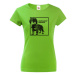 Dámské tričko pre milovníkov psov s potlačou Jazvečík hrubosrstý - skvelý darček