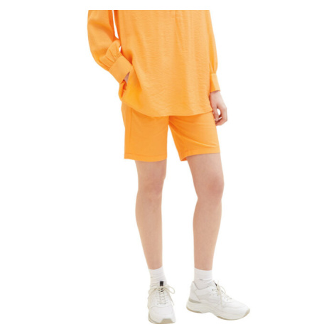 Tom Tailor Bavlnené šortky 1035499 Oranžová Regular Fit