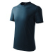 Malfini Basic Detské tričko 138 námorná modrá