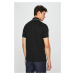 Bavlnené polo tričko Armani Exchange čierna farba, jednofarebný, 8NZF75 Z8M5Z