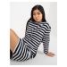 Basic navy and white striped dress from RUE PARIS