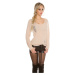 Trendy KouCla Knit sweater Destroyed Look black Einheitsgroesse