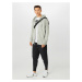 Nike Sportswear Tepláková bunda  svetlosivá / biela