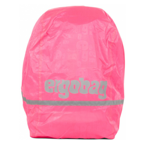 Ergobag Pršiplášť na batoh fluorescenčný ružový