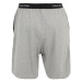Calvin Klein Underwear Pyžamové nohavice  sivá melírovaná / čierna / biela
