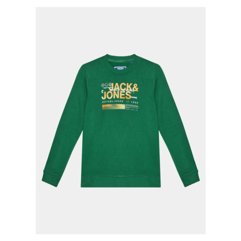 Jack&Jones Junior Mikina 12235720 Zelená Standard Fit