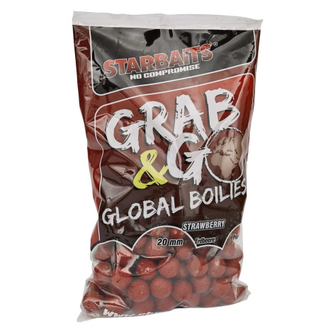 Starbaits boilies g&g global strawberry jam - 1 kg 14 mm