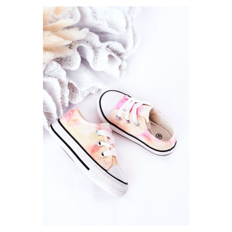 Kids' classic sneakers with Tie-dye Simba effect