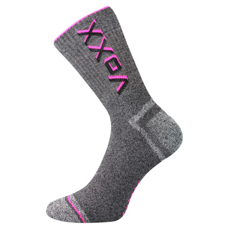 VOXX Hawk ponožky neónovo ružové 1 pár 111393