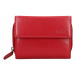 Dámska kožená peňaženka Lagen Miriam - tmavo červená