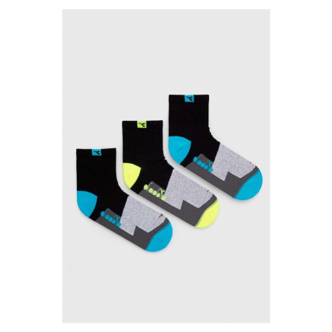 Ponožky Diadora 3-pak zelená farba