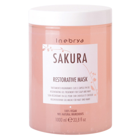 Maska pre regeneráciu vlasov Inebrya Sakura Restorative - 1000 ml (771026106) + darček zadarmo
