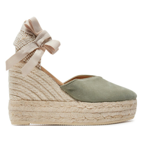 Manebi Espadrilky Hamptons Heart-Shaped Wedge Espadrilles W 0.1 WH Zelená