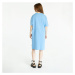 Urban Classics Ladies Organic Oversized Slit Tee Dress Horizon Blue