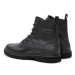 Calvin Klein Čižmy Eva Mid Laceup Boot Lth YM0YM00751 Čierna