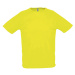 SOĽS Sporty Pánske tričko s krátkym rukávom SL11939 Neon yellow