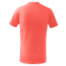 Malfini Basic Detské tričko 138 koralová