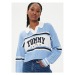 Tommy Jeans Sveter Varsity DW0DW19235 Modrá Relaxed Fit