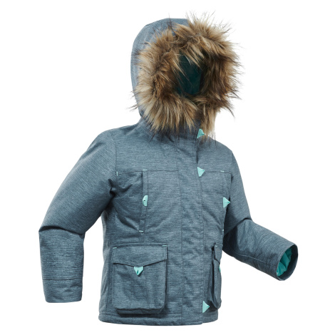 Detská zimná nepremokavá bunda-parka na turistiku SH500 ULTRA-WARM 2 - 6 rokov QUECHUA