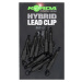 Korda závesky hybrid lead clips 8 ks - silt