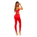 Sexy KOUCLA Jumpsuit with Cut Outs red Einheitsgroesse