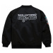 Bunda Mitchell & Ness Lightweight Satin Bomber San Antonio Spurs M SJKT6599-SASYYPPPBLCK pánska