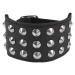 náramok unisex - vegan - BLACK & METAL - BWZ-665