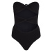 Karl Lagerfeld Jednodielne plavky  čierna