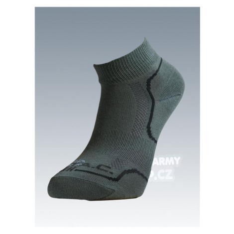 Ponožky so striebrom Batac Classic short - olív
