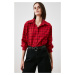 Trendyol Red Checkered Shirt