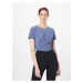 NIKE Funkčné tričko 'One Luxe'  modrosivá / strieborná