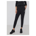 Nohavice adidas GR9604 dámske, čierna farba, s nášivkou