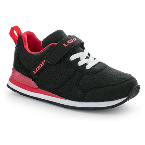 Loap ACTEON Children's leisure shoes Black / Red / White
