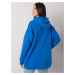 MODRÁ OVERSIZE MIKINA JOSEFINA S KLOKANÍM VRECKOM -RV-BL-7163.87-BLUE